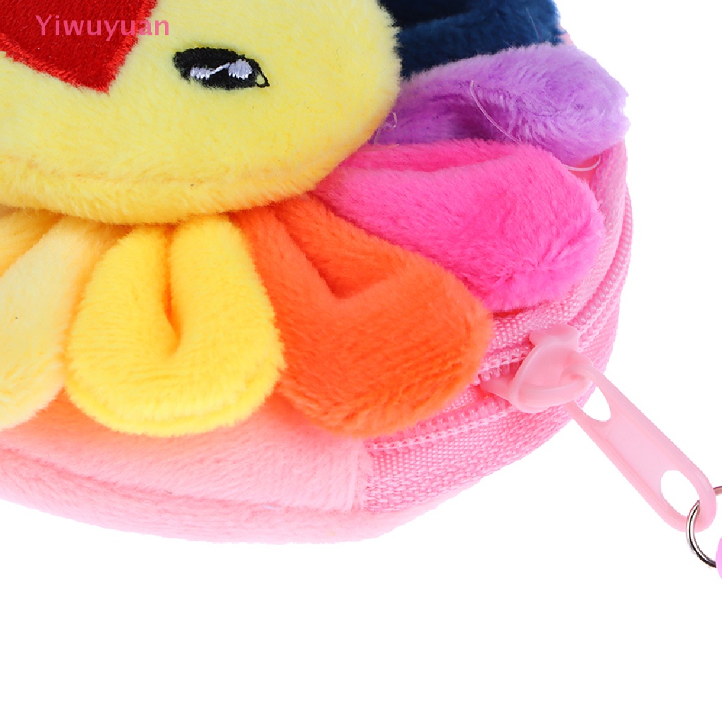 1 Móc Khóa Hình Hoa Hướng Dương Cười Nhồi Bông Nhiều Màu Mới