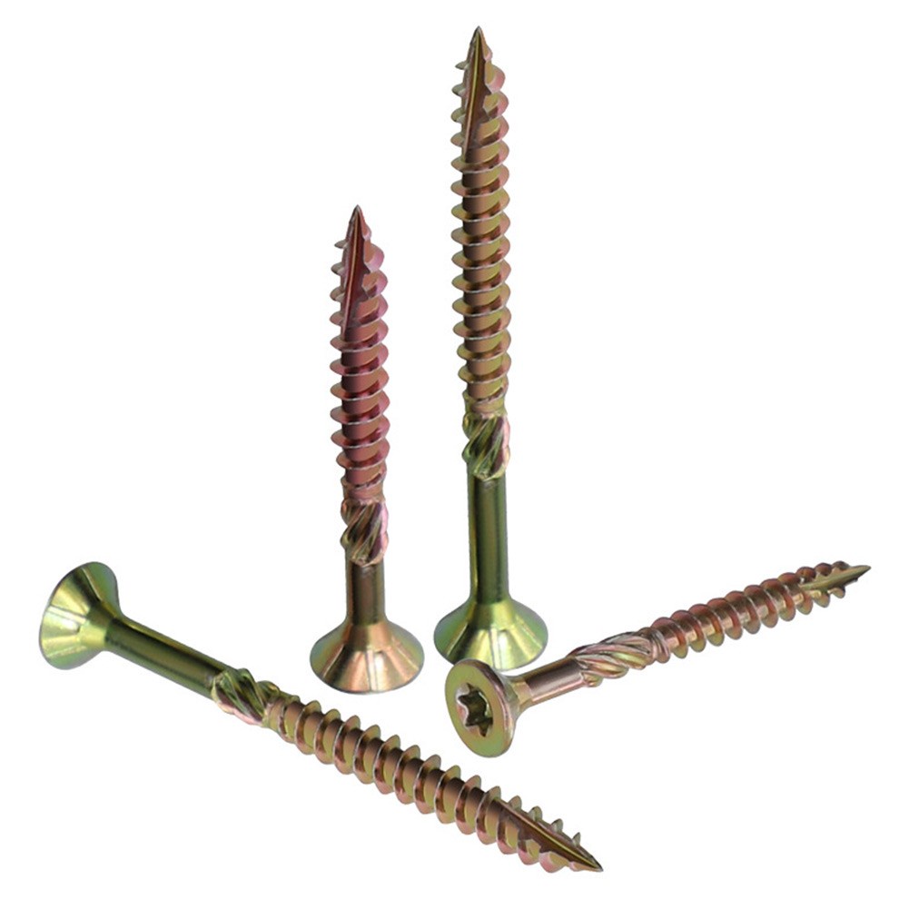 Set 100 Đinh Vít Đầu Dẹt T25 Chuyên Dụng Gia Công Vật Liệu Gỗ