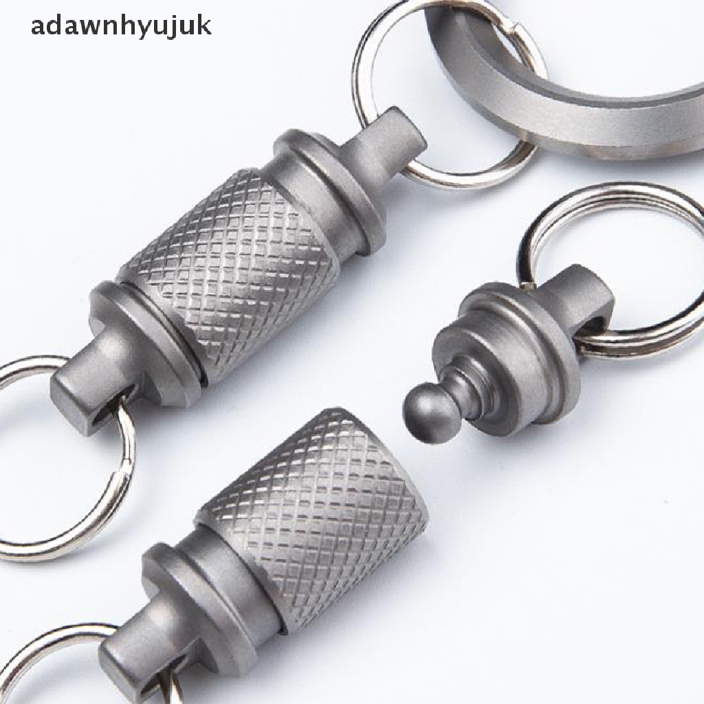 Móc Khóa Xoay Bằng Titan adawnhyujuk Di Động Cho Hoạt Động Ngoài Trời