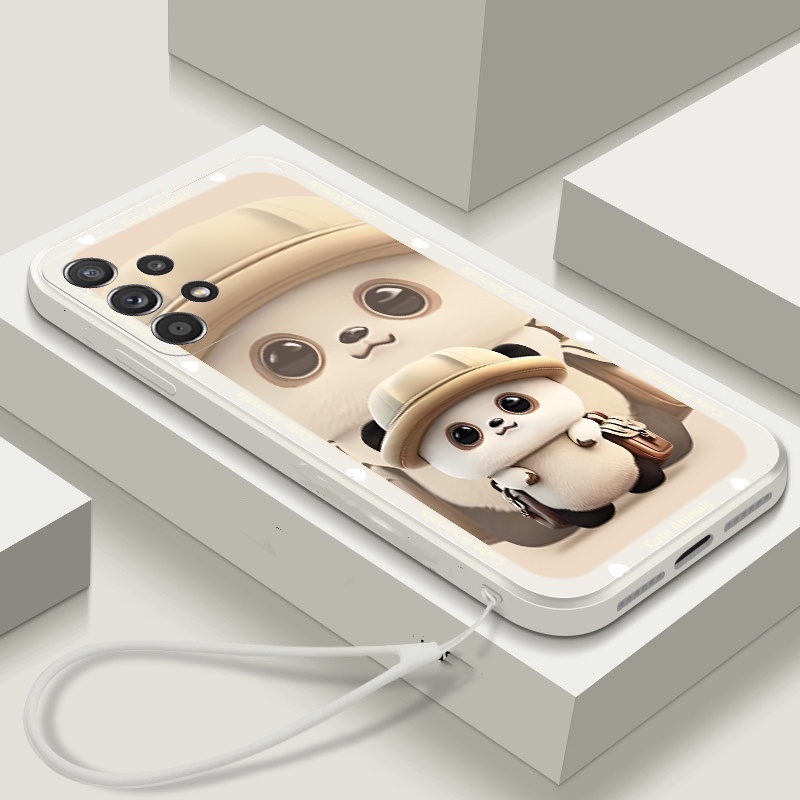 Ốp Điện Thoại Tpu Mềm Hình Gấu Trúc Cho Samsung Galaxy A53 A33 5G Note 10 Lite 10 Plus Note 20 20 Ultra M23 A23 A13 4G 5G