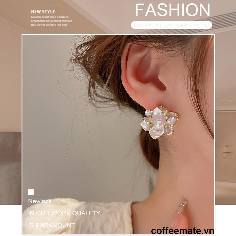 【coffeemate】⚡Khuyên Tai Hoa Vintange 3 Phong Cách Thanh Lịch Cho Nữ