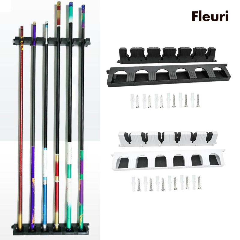 Giá Đỡ Cần Câu Cá 6 Ngăn Bằng EVA Bền Treo Tường Trong Nhà