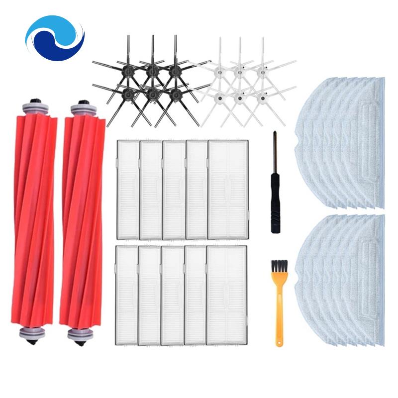 Set 38 Túi Lọc Chổi Quét Chính Dành Cho Máy Hút Bụi Xiaomi Roborock S7 / S7 MaxV Ultra HEPA