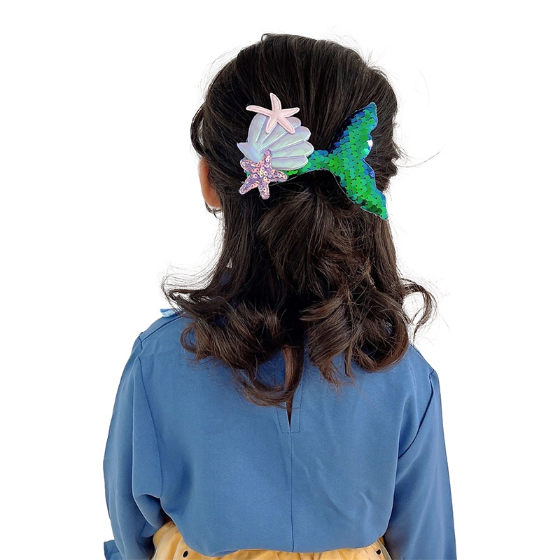 Kẹp Tóc Hình Vỏ Sò Đáng Yêu Dành Cho Bé Gái