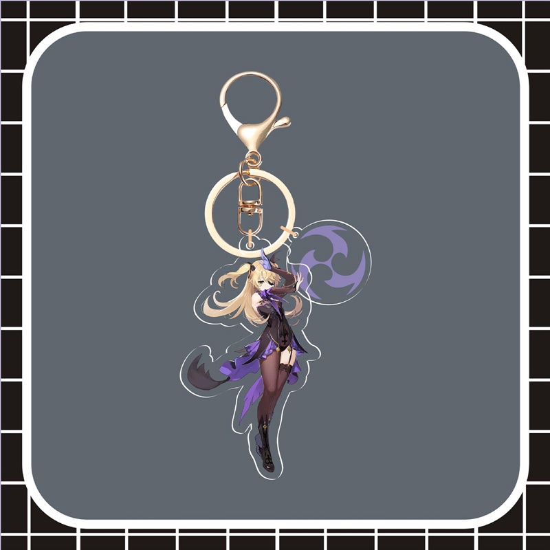 Móc Khóa Hình Nhân Vật Margot Anime Genshin Va Chạm