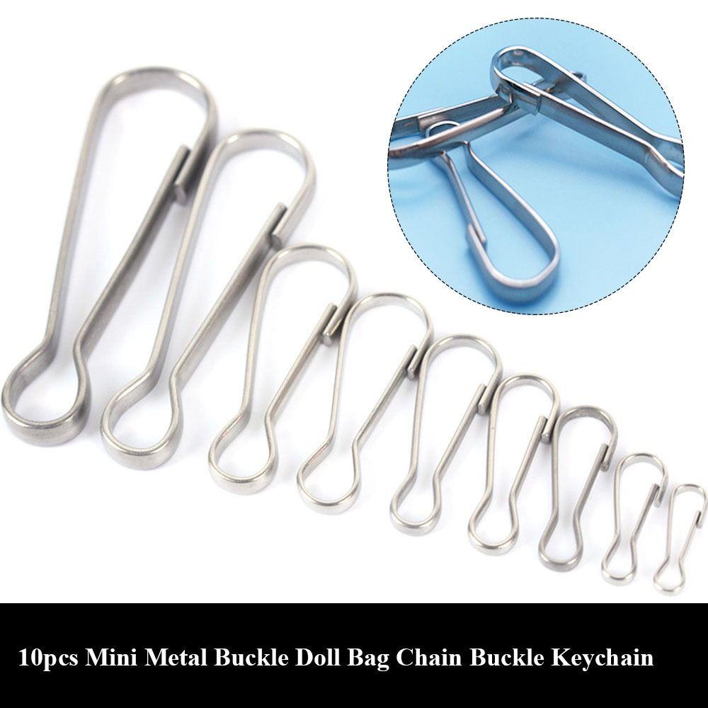 Set 10 Móc Khóa Kim Loại Mini Chất Lượng Cao