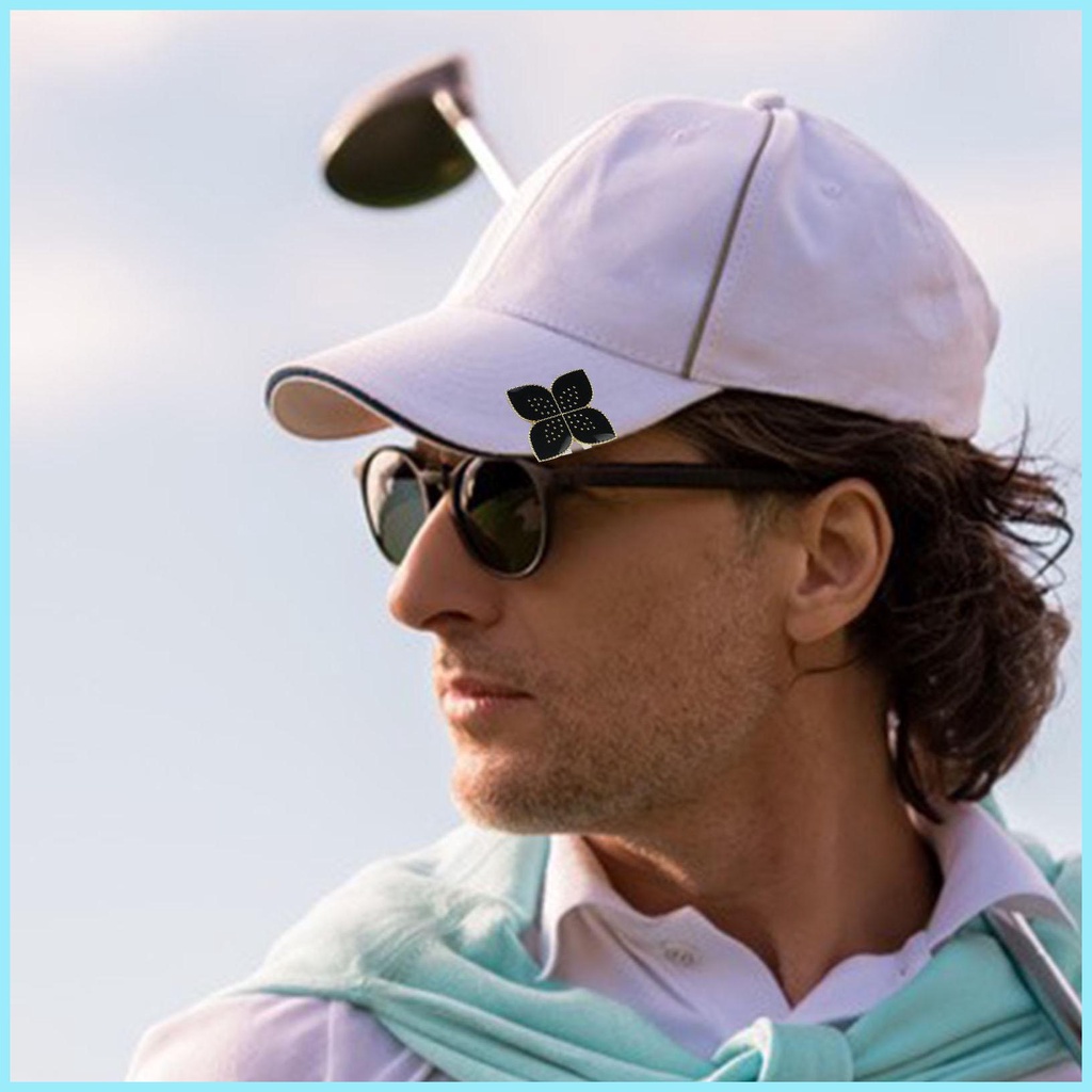 Giá Đỡ Nam Châm Đánh Dấu Vị Trí Nón Chơi Golf Hình Cỏ Bốn Lá May Mắn Cho tdevn tdevn