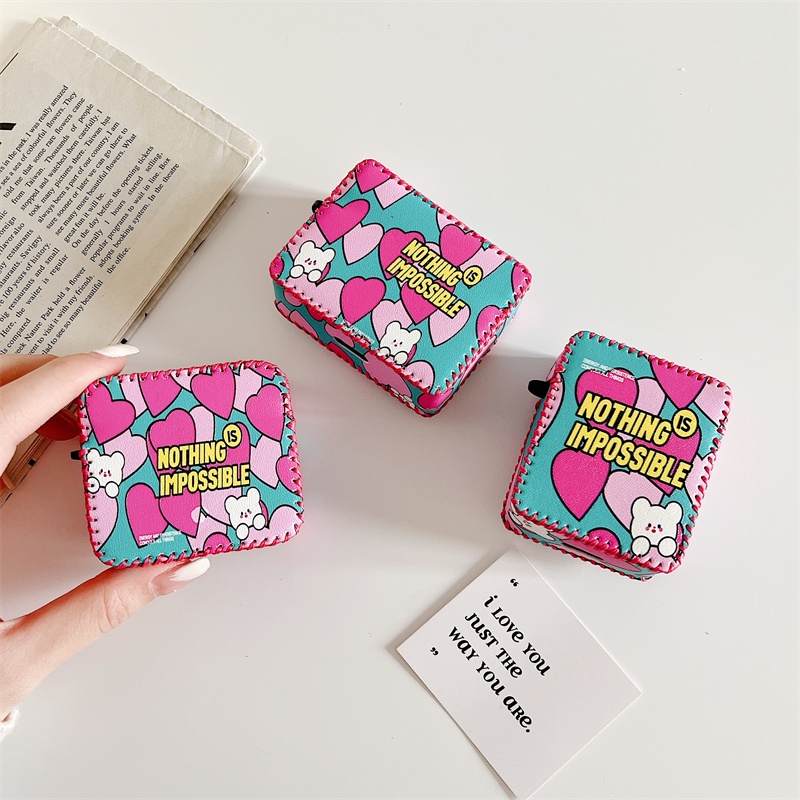 Vỏ Bảo Vệ Hộp Sạc Tai Nghe AirPods 1 / 2 AirPods 3 Air-pods Pro 3 Bằng Chất Liệu Da Cứng