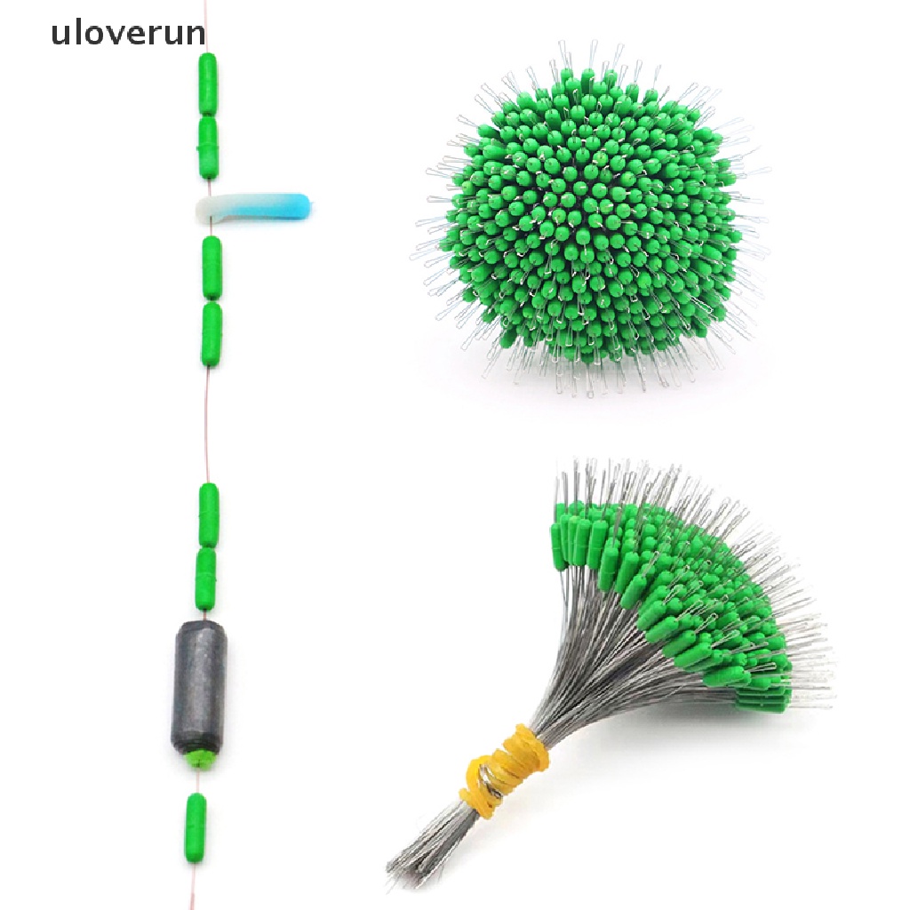 Set 300 Phụ Kiện Câu Cá Bằng Silicon Màu Đen Tiện Dụng