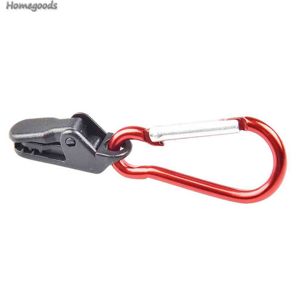 Kẹp Cố Định Lều Cắm Trại Kèm Móc Carabiner 2023