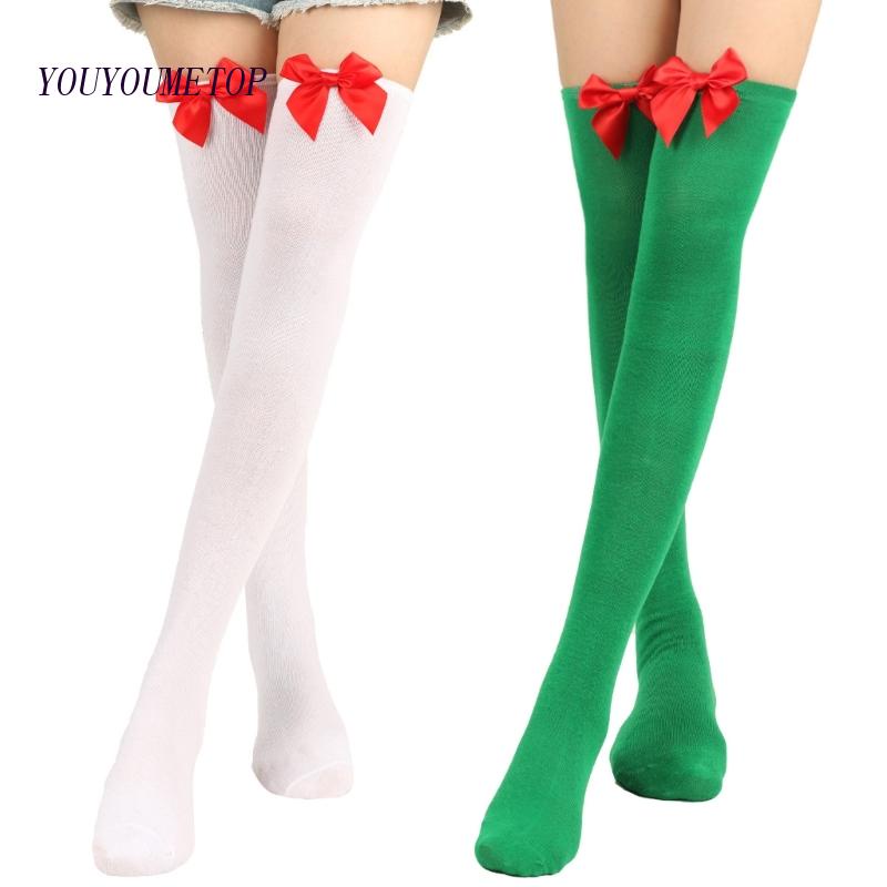 Youyo Vớ Ống Cao Tới Đùi Giữ Ấm Chân Dùng Hóa Trang Hàng Ngày