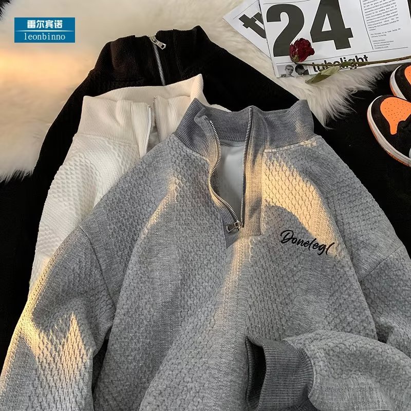 Áo Sweater Cổ Tròn Dáng Rộng Phong Cách Harajuku Thời Trang Mùa Xuân 2023 Mới