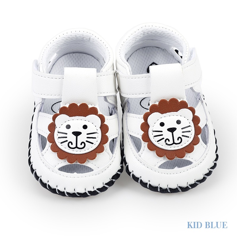 Giày Đế Mềm Chống Trượt Thoáng Khí Thoải Mái In Hình Thú Hoạt Hình Dễ Thương Thời Trang Xuân Hè Cho Bé