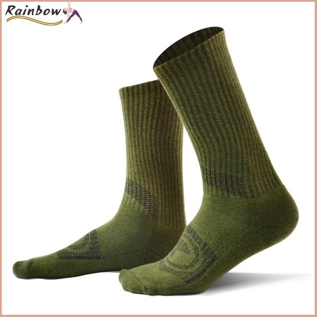 1 Đôi Tất Thể Thao Dày Chống Trượt Dùng Cho Các Hoạt Động Ngoài Trời