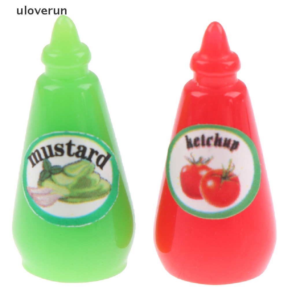 Set 3 Hũ Đựng Nước Sốt Trái Cây Trang Trí Nhà Búp Bê