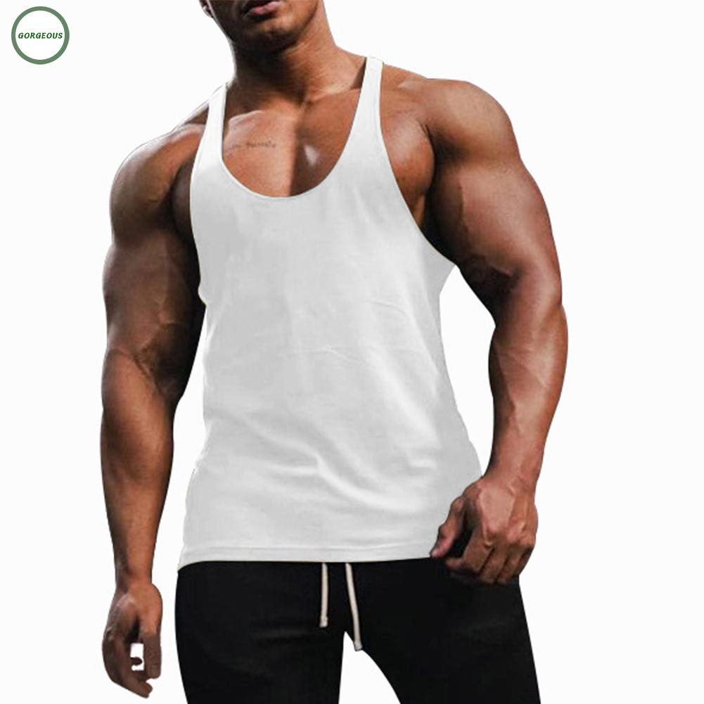 GORGEOUS~Adults Male Mens Tank Tops Crew Neck Fashion Fitness M-2XL Mens Muscle