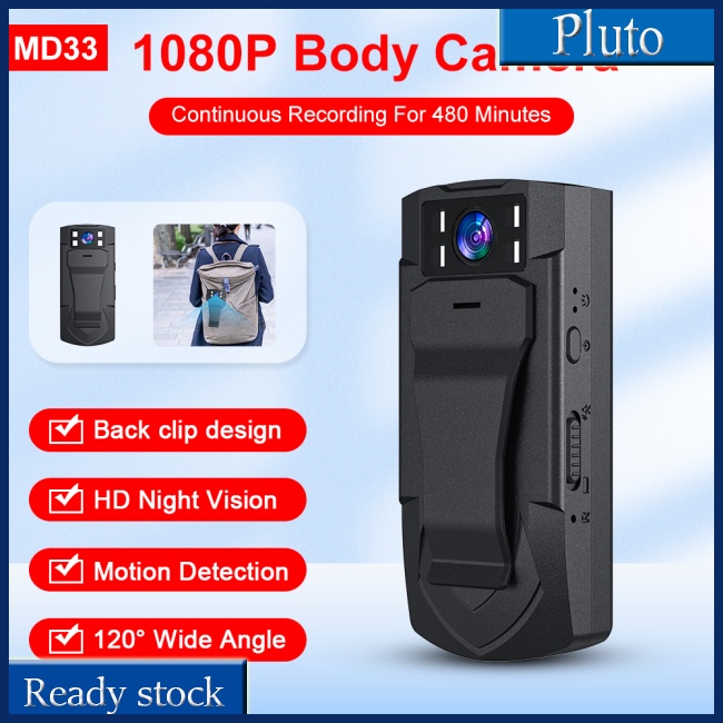 Mới Máy Quay Hồng Ngoại Md33 Góc Rộng 120 Độ Hd 1080p Hỗ Trợ Tầm Nhìn Ban Đêm