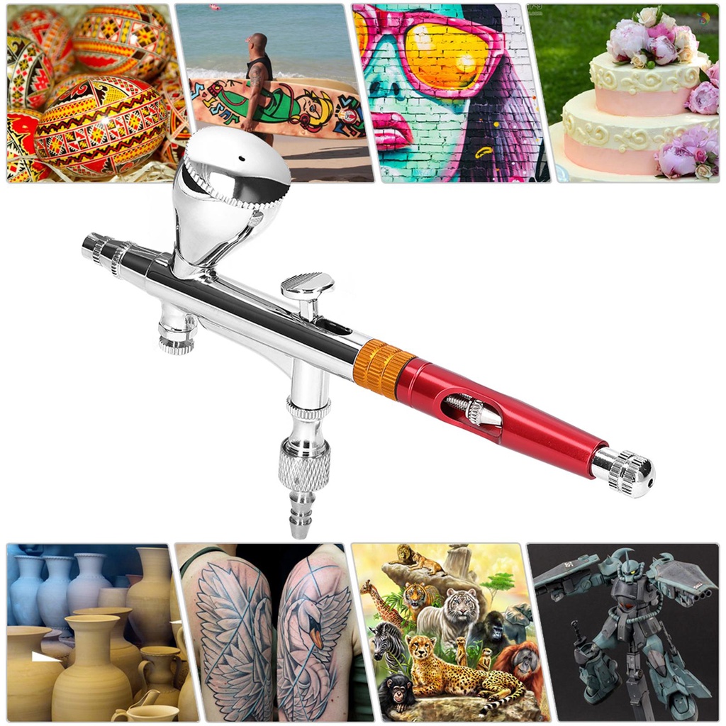 Bộ Máy Bơm Khí T218 0.3mm Max 30PSI Đa Năng Chuyên Nghiệp Cho Mô Hình Nghệ Thuật