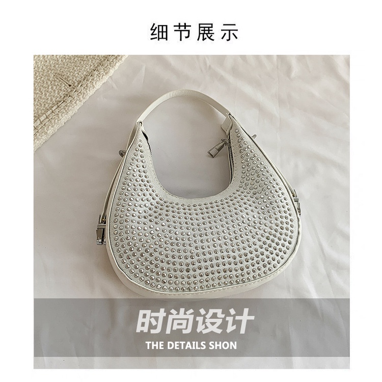 Túi Xách Đeo Vai Mini Đính Đá Thời Trang Mùa Xuân 2023 Cho Nữ