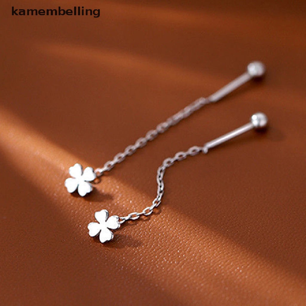 Đôi Khuyên Tai Kim Loại Dài Đính Đá Thời Trang Cho Nữ