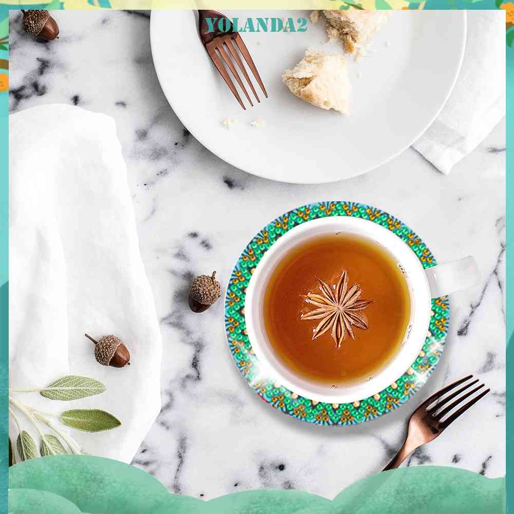 Đế Lót Ly Pha Lê Có Thể Tái Sử Dụng Kèm Giá Đỡ Tiện Lợi Sự Bảo Vệ