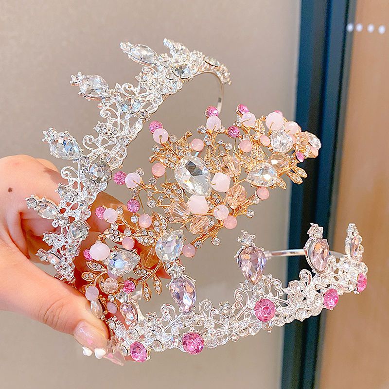 Vương Miện Cài Tóc Đính Pha Lê Siêu Dễ Thương Cho Bé Gái