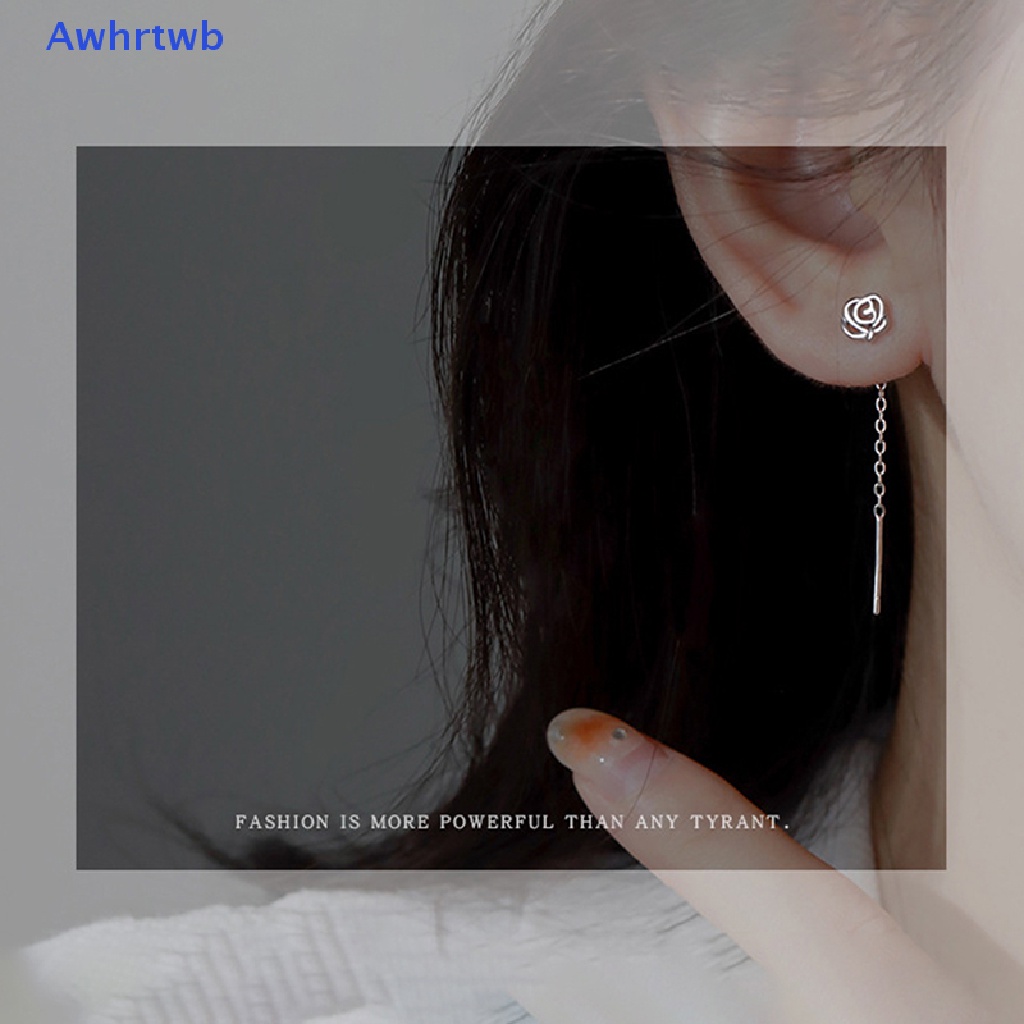 Bông Tai Dáng Ngắn Phối Tua Rua Hình Hoa Đơn Giản Thời Trang Dự Tiệc Cho Nữ Mới