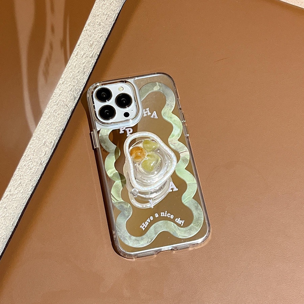 Ốp Điện Thoại TPU Mềm Trong Suốt Chống Sốc Có Giá Đỡ Cho iphone 14 13 Pro Max 12 11