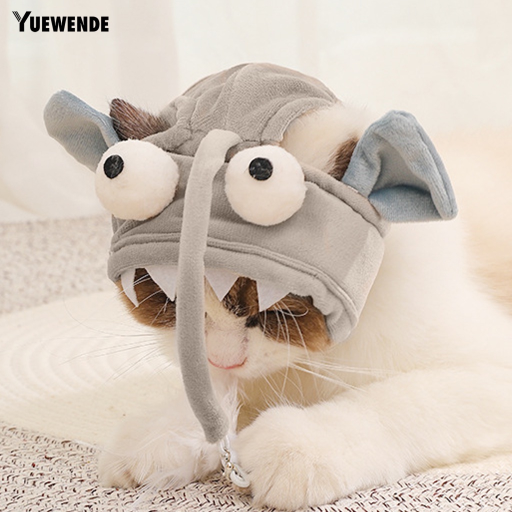 Mũ Lông Vũ Mềm Mại Hình Thỏ Hoạt Hình Dành Cho Mèo Cưng