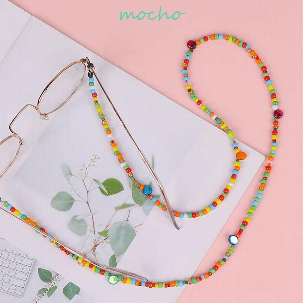 Dây Đeo Mắt Kính Chống Thất Lạc Dạng Chuỗi Hạt Nhiều Màu Sắc Thời Trang
