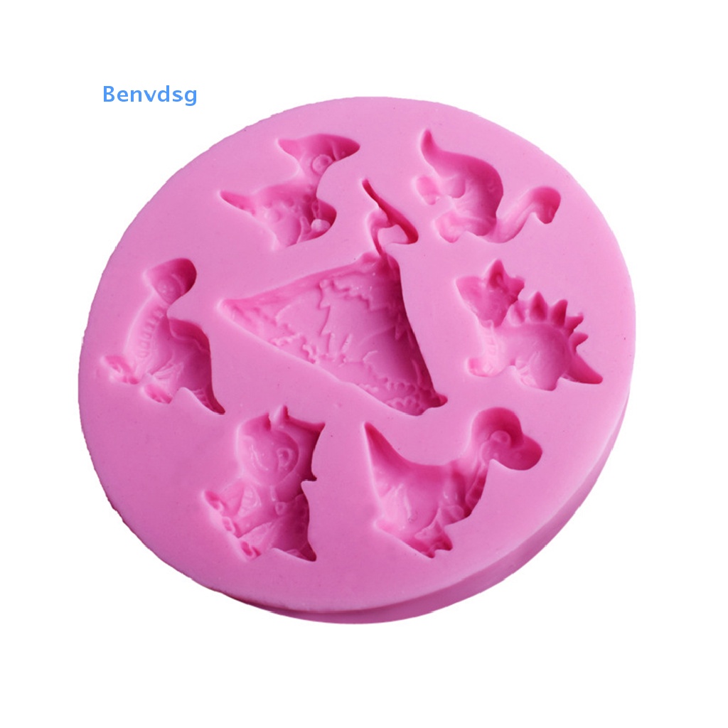 Khuôn silicone Tạo Hình Khủng Long Trang Trí Bánh Kem