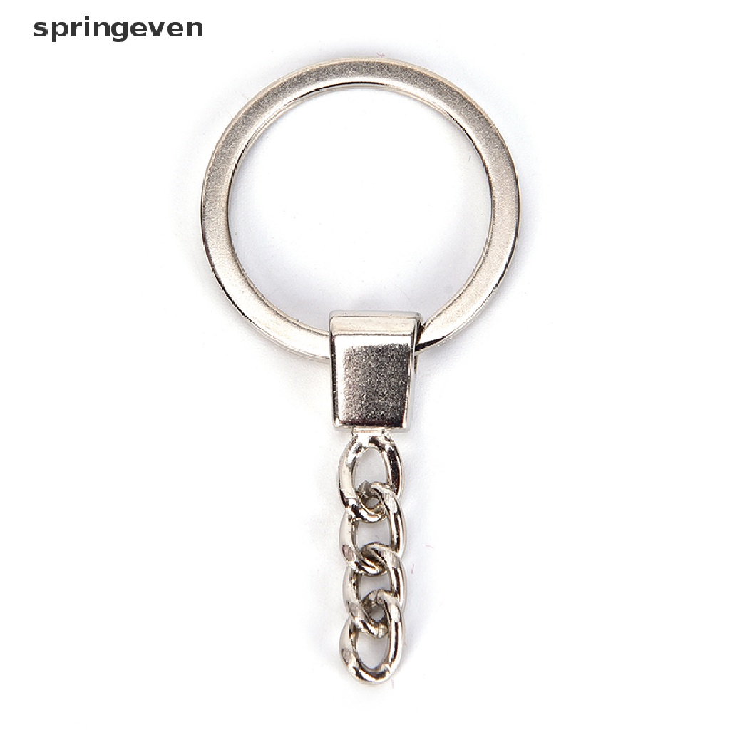 Set 10 Vòng Bạc Bóng 30mm Dùng Làm Móc Khóa DIY