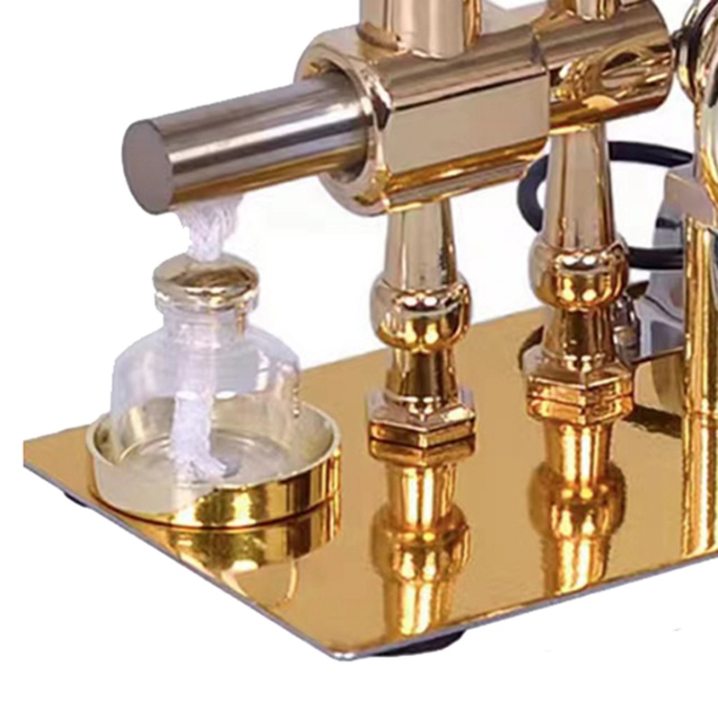 1 Mô Hình Động Cơ Stirling Mini Màu Vàng