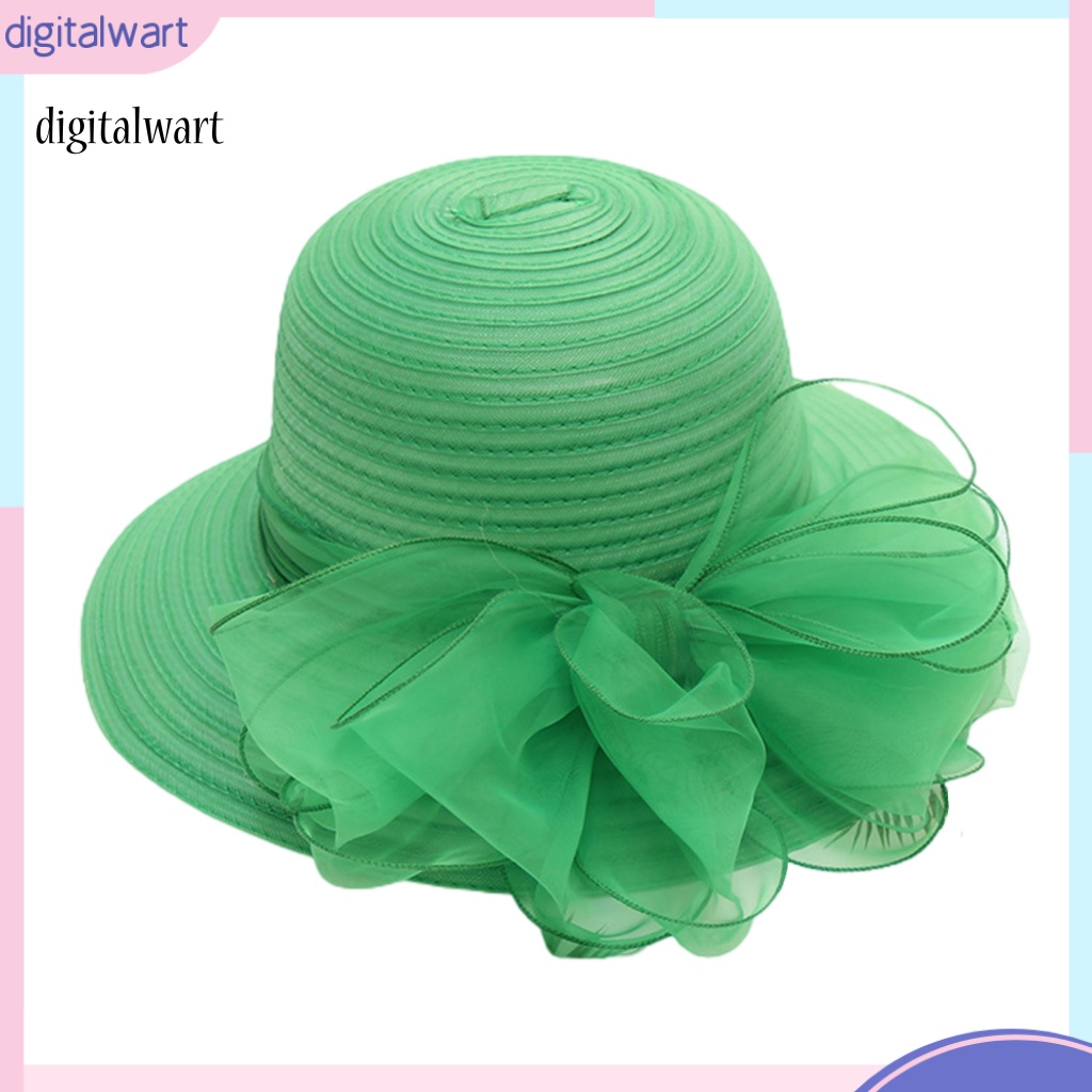 Kỹ Thuật Số| Nón Rộng Vành Phối Nơ Thời Trang Mùa Hè Cho Phái Nữ