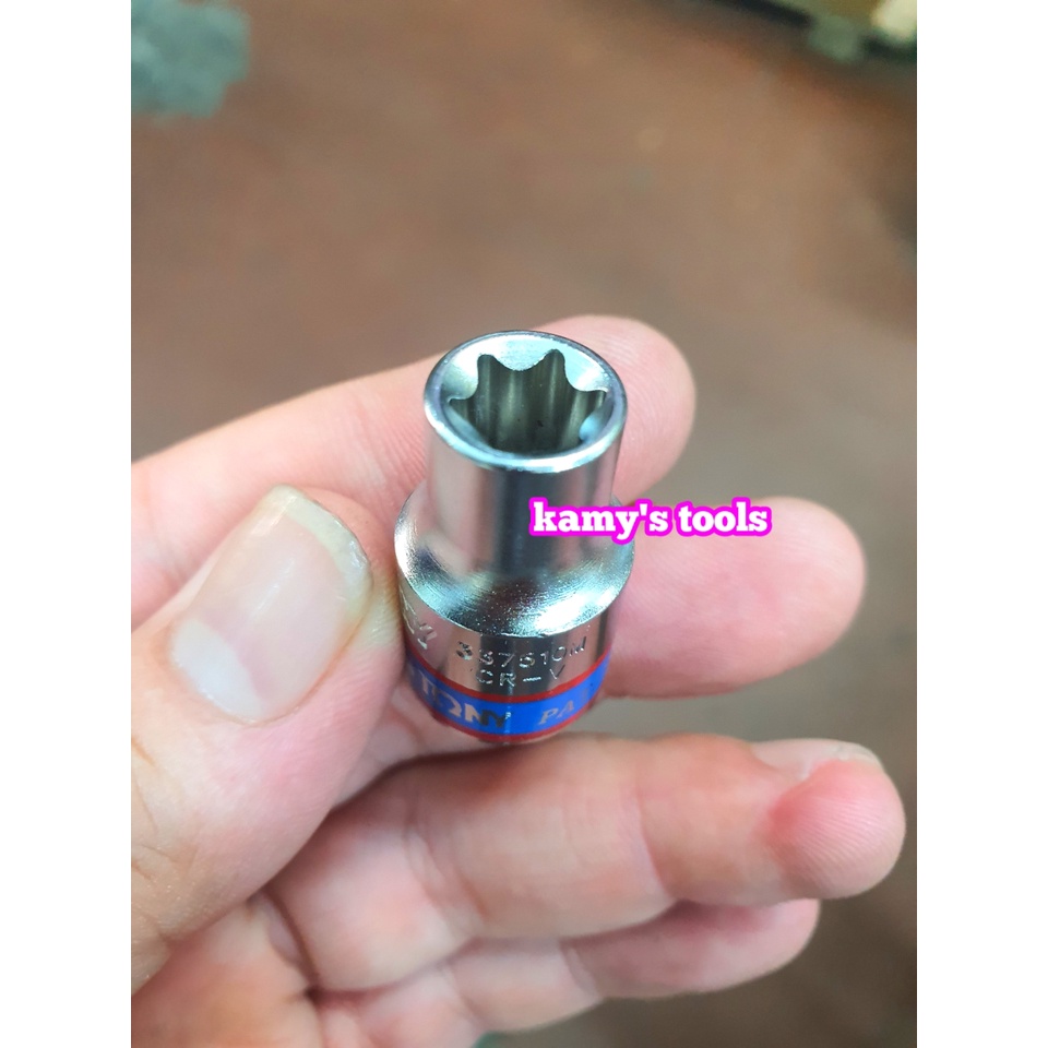 Đầu tuýp khẩu E 3/8 inch Kingtony E8 E10 E12 E14 E16 E18 337508M 337510M 337512M 337514M 337516M 337518M