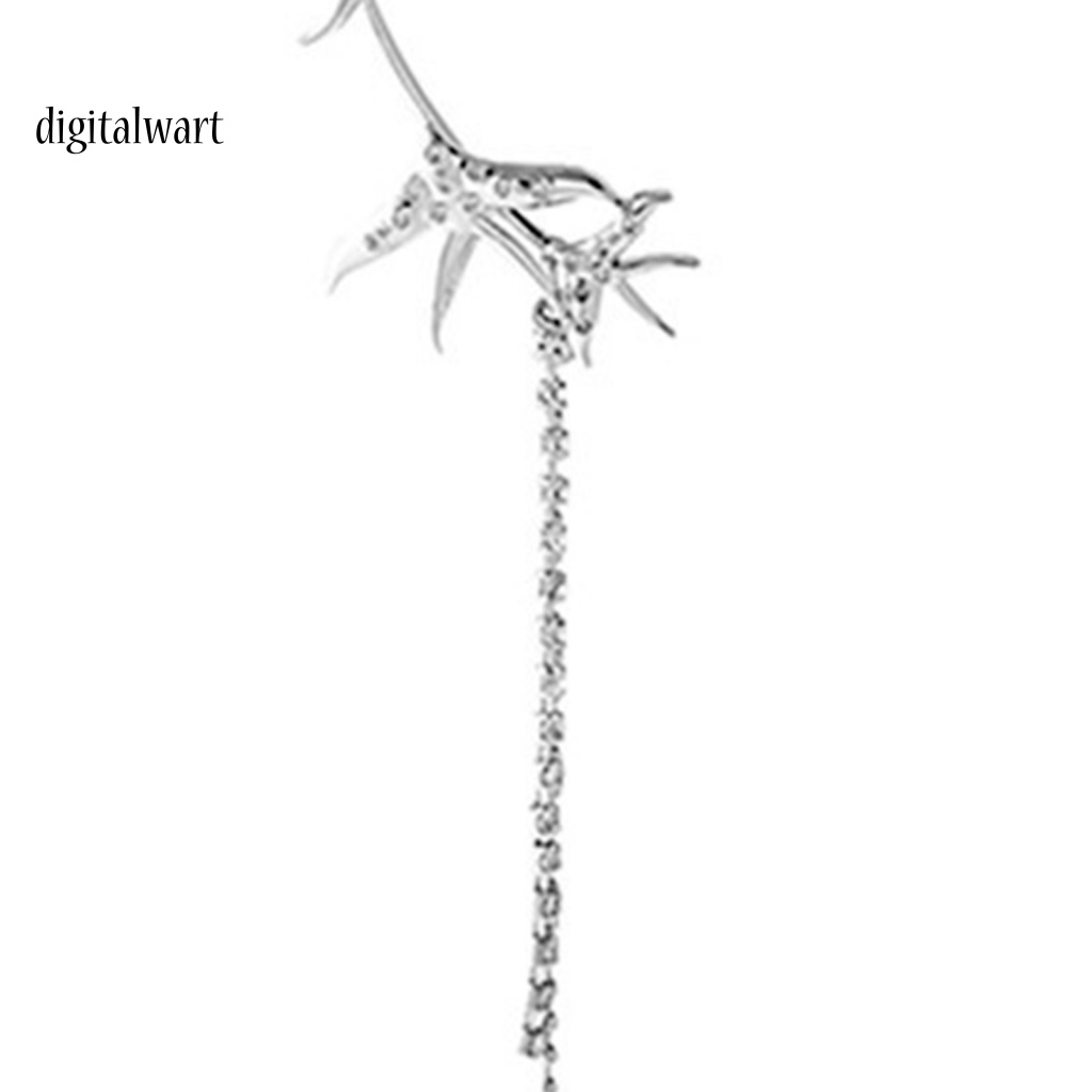 Kỹ Thuật Số| 1 Đôi Bông Tai Tua Rua Hình Chim Én Thời Trang Nữ