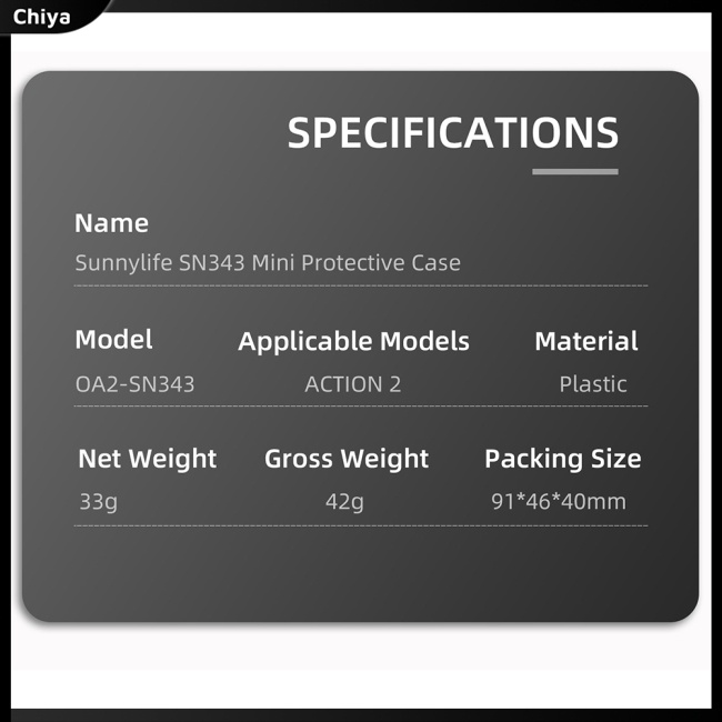 Hộp Đựng Bảo Vệ Mini Chống Rơi Chống Sốc Cho Máy Ảnh Action 2