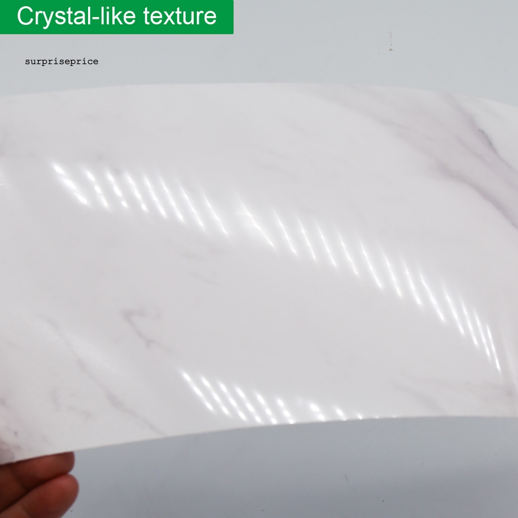 Sticker PVC Dán Tường Tự Dính Chống Thấm Nước Họa Tiết Vân Đá Cẩm Thạch Trang Trí Nhà Cửa