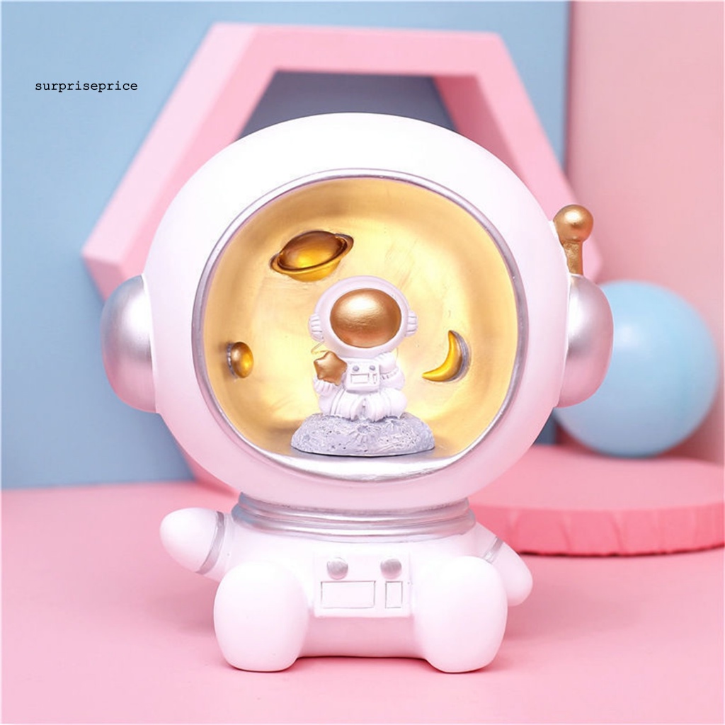 Mô Hình Tượng Phi Hành Gia Có Đèn LED Trang Trí Bánh Kem