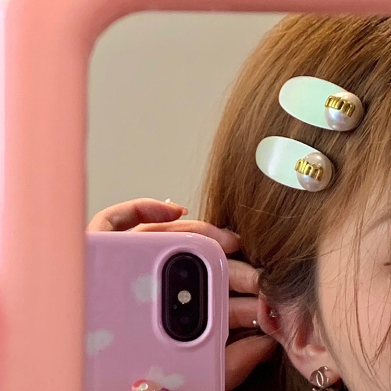 Kẹp Tóc Mỏ Vịt Đính Ngọc Trai Phong Cách Mới 2023