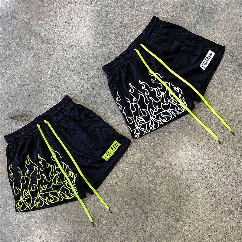2023 Summer New American Sports Shorts Men's Basketball Swimming Trunks Quick-Drying Breathable Mesh Running Fitness Shorts ZfGr