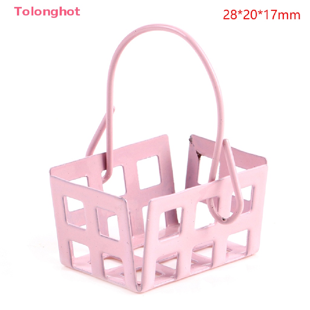 Giỏ Đựng Trái Cây / Rau Củ Mini Tỉ Lệ 1: 12 Trang Trí Nhà Búp Bê