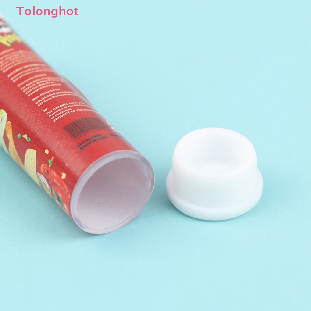 Set 4 Mô Hình Chai Khoai Tây Chiên Tỉ Lệ 1: 12 Trang Trí Nhà Búp Bê