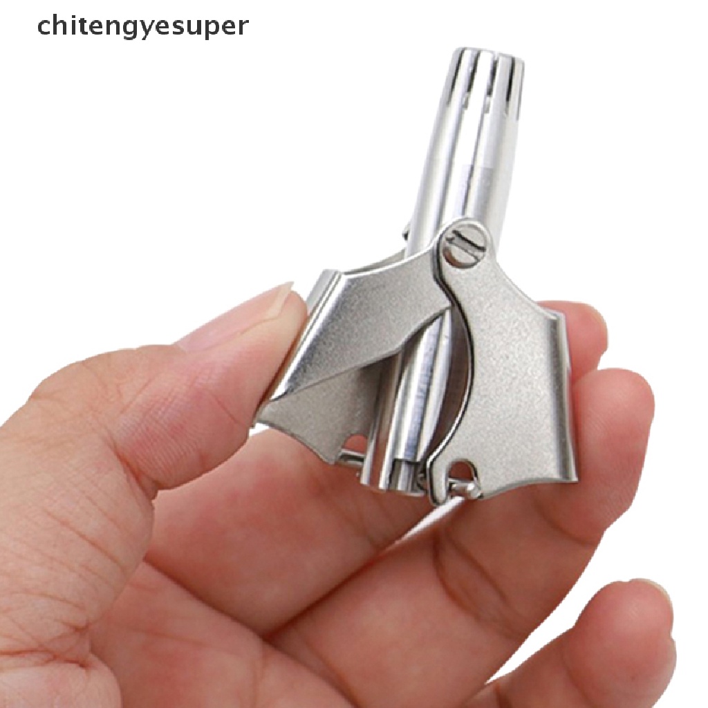 1 Kéo Tỉa Lông Mũi / Cạo Râu Chuyên Nghiệp Bằng Thép Không Gỉ Cho Nam