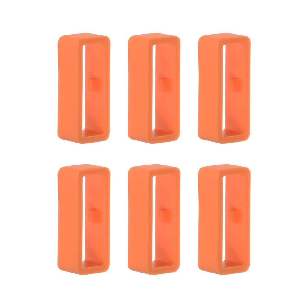 Set 6 Vòng Cao Su Cài Khóa Dây Đồng Hồ 20mm