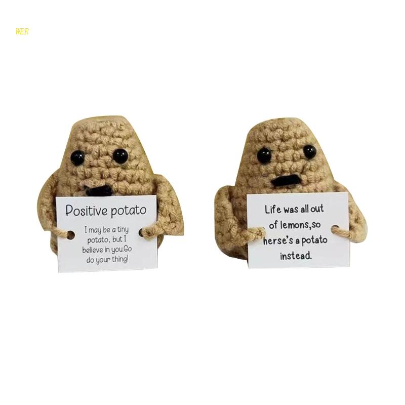 Búp Bê Đan Lát Khoai Tây Dùng Làm Thiệp Sinh Nhật Cho Bé