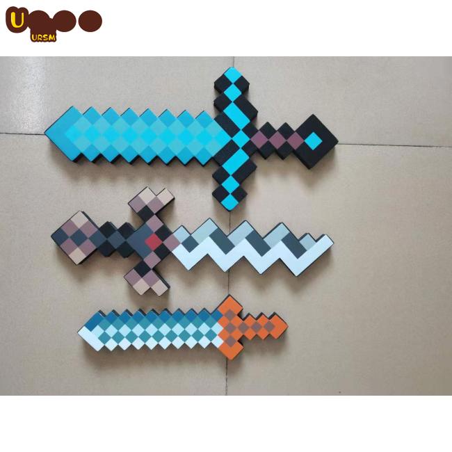 Đồ Chơi Mô Hình Nhân Vật Ax Hamaxe Swords Trong Game Minecraft Bằng Xốp EVA