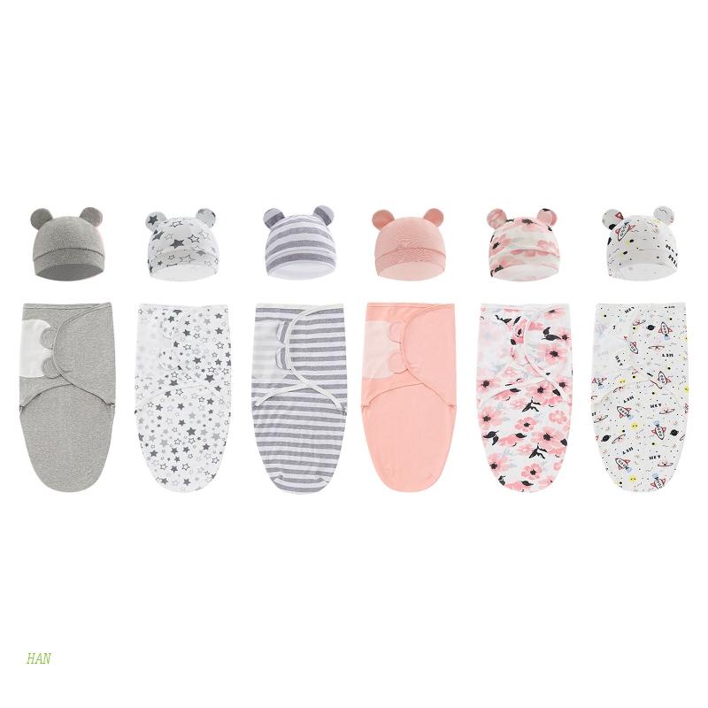 Túi Ngủ Cotton Kèm Mũ Trùm Dùng Làm Đạo Cụ Chụp Ảnh Cho Bé Sơ Sinh