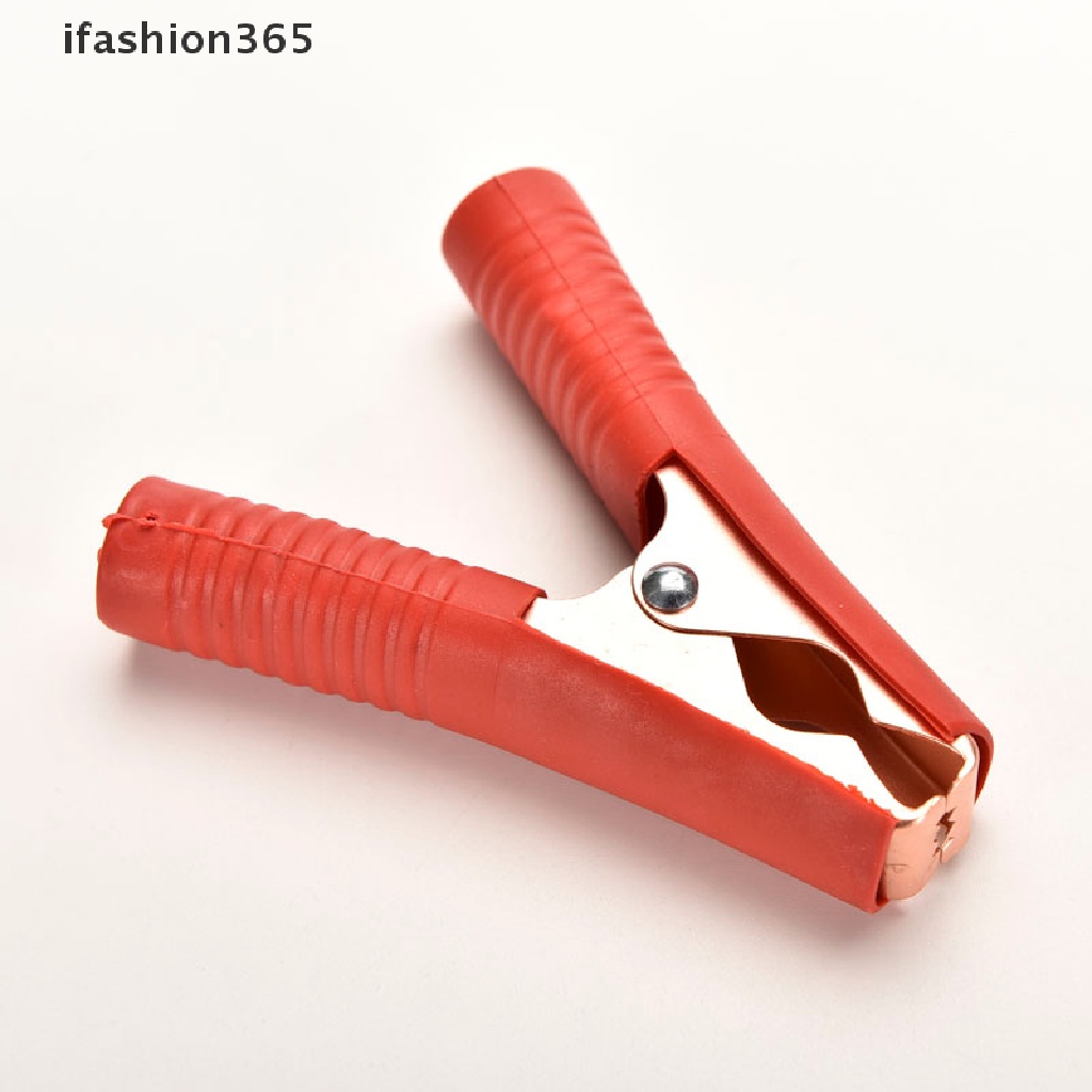 Set 2 Kẹp Cá Sấu Thử Điện 100A 90mm Bằng Kim Loại Chuyên Dụng Cho Xe Hơi ifashion365