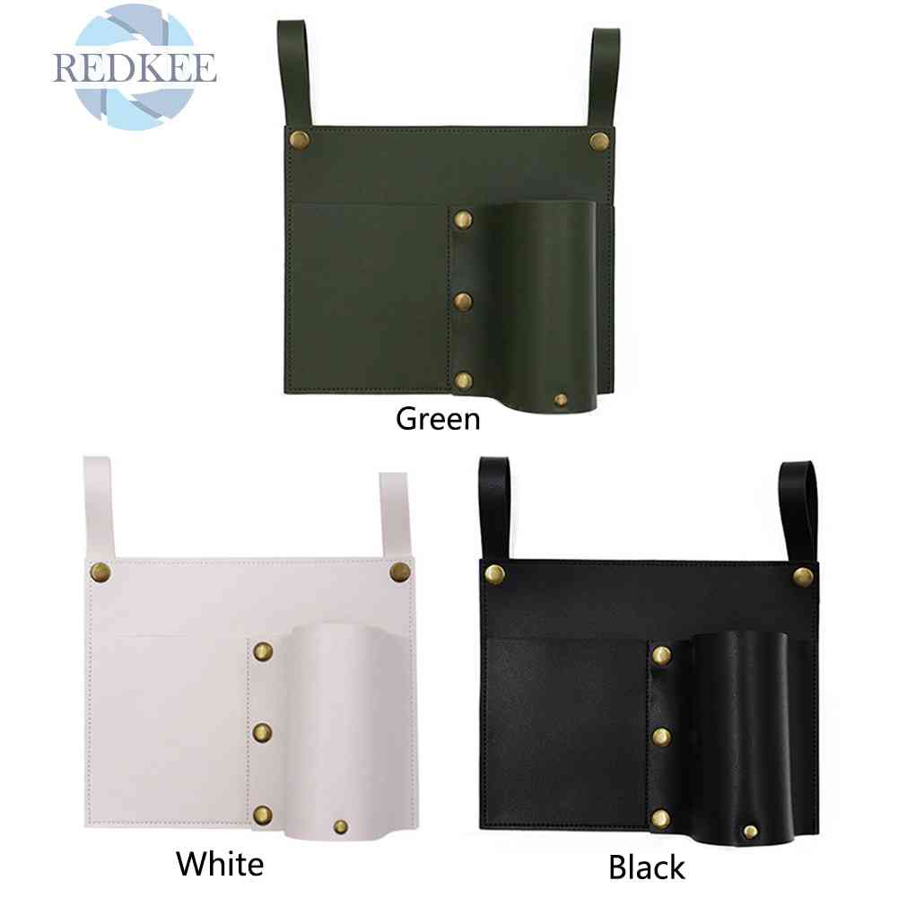 Túi Da PU Đựng Điện Thoại Gắn Tay Vịn Ghế Ngồi Câu Cá / Cắm Trại Tiện Lợi